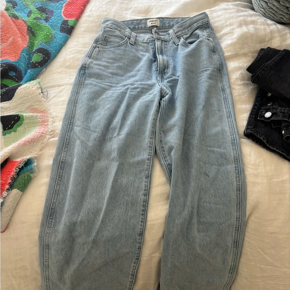 Sunday Best Sky Blue  Jeans - Picture 2 of 3